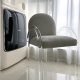 Nordic Light Luxury Household Luxury Transparent Chair Modern Contracted Acrylic Crystal Cloth Art Small Home Furniture XF116YH